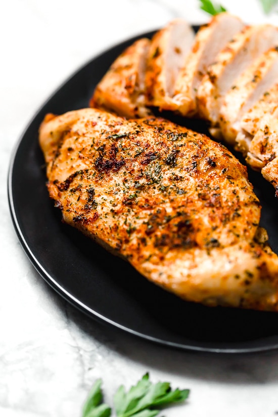 Air Fryer Boneless Chicken Breasts, no breading