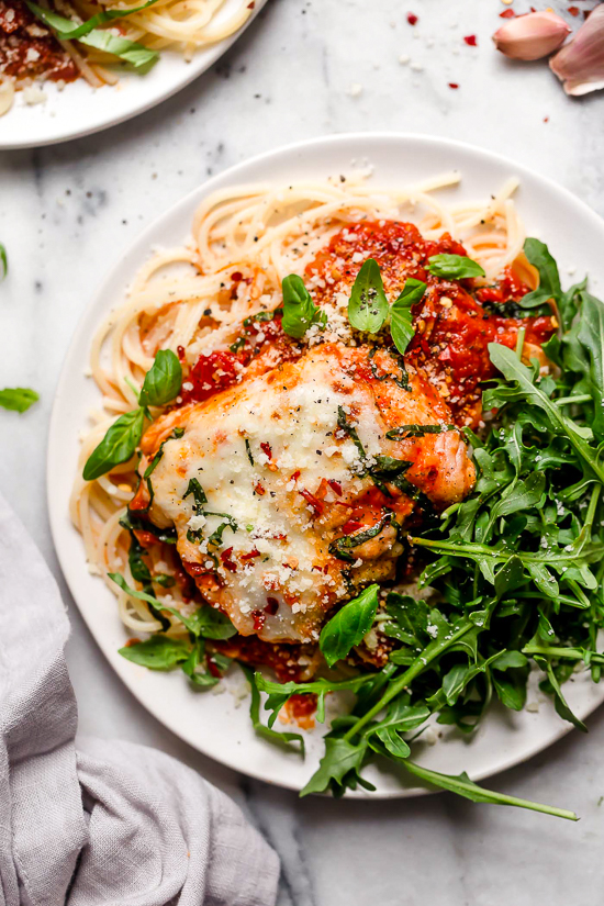 This quick and easy Chicken Parmesan is the answer to your weeknight dreams!! And since it's made in the Instant Pot, it's ready in minutes!