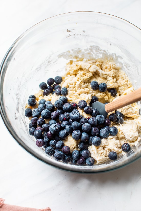 how to make scones with blueberries