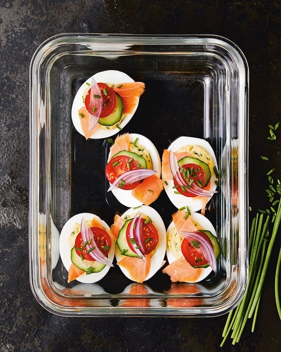 Deviled Eggs with Lox