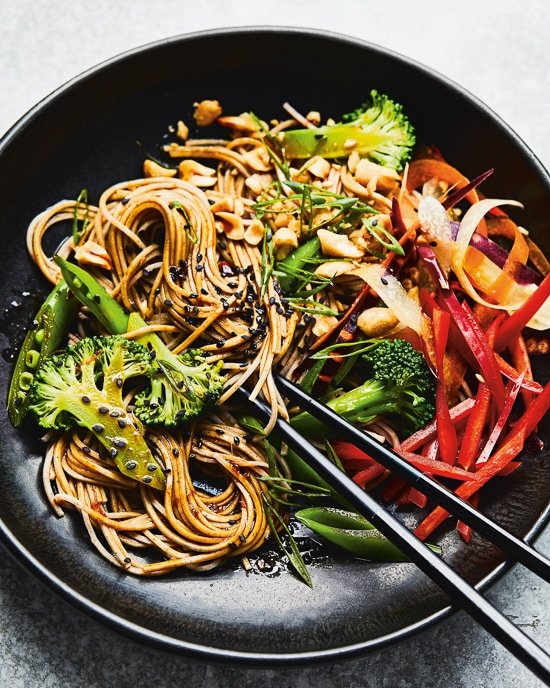 Cold Soba Sesame Salad