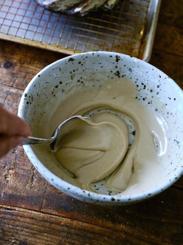 Chocolate Fudge & Tahini Cake