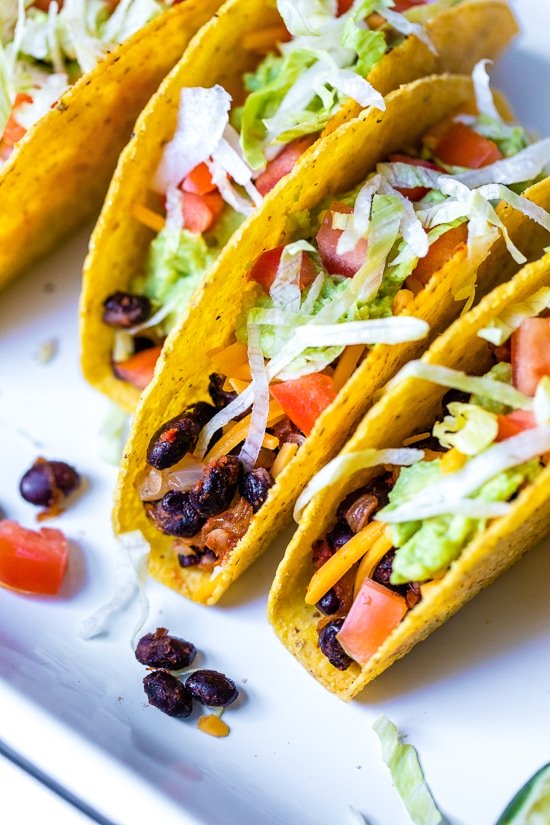 vegetarian tacos