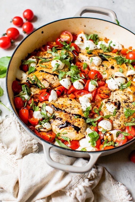 Caprese Chicken Skillet