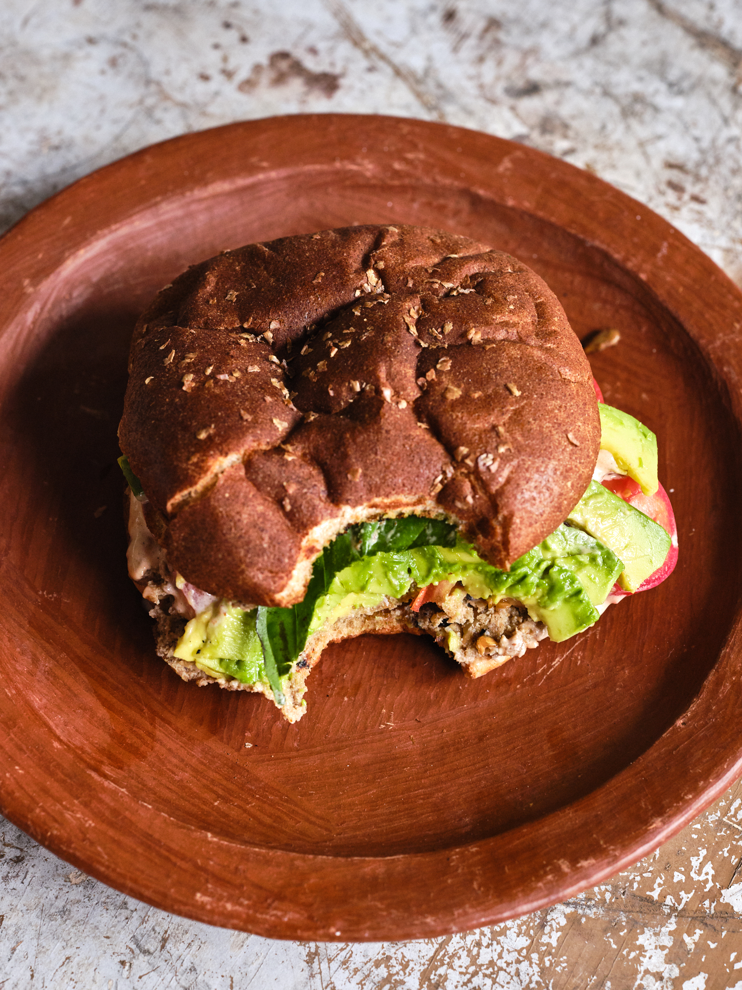 A Grillable Tofu Burger Recipe